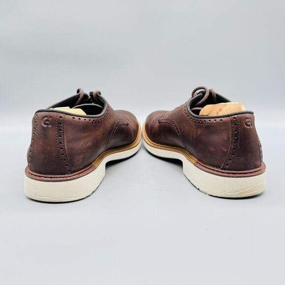 Cole Haan Shoes Mens 11.5 Brown Leather GrandSeries Oxford Casual Sneakers main image 6